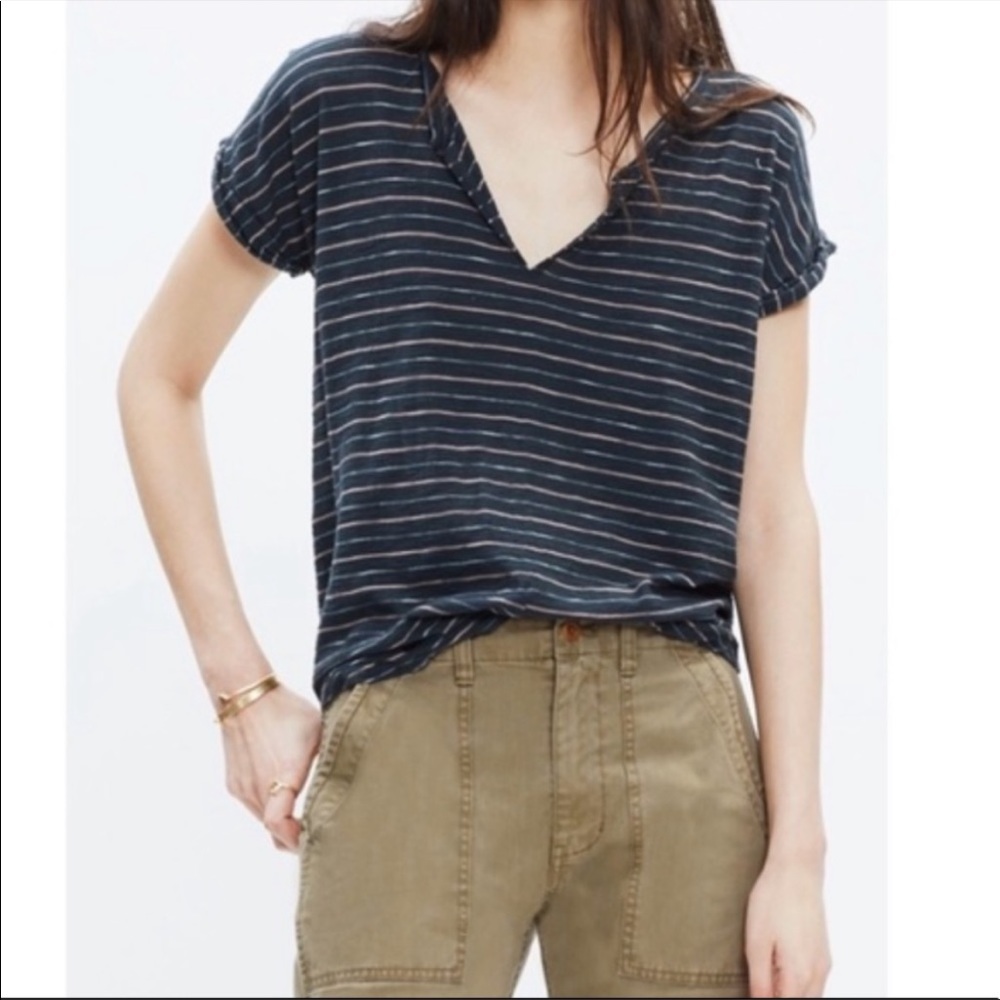Madewell Turntable Split Neck Tee - image 2